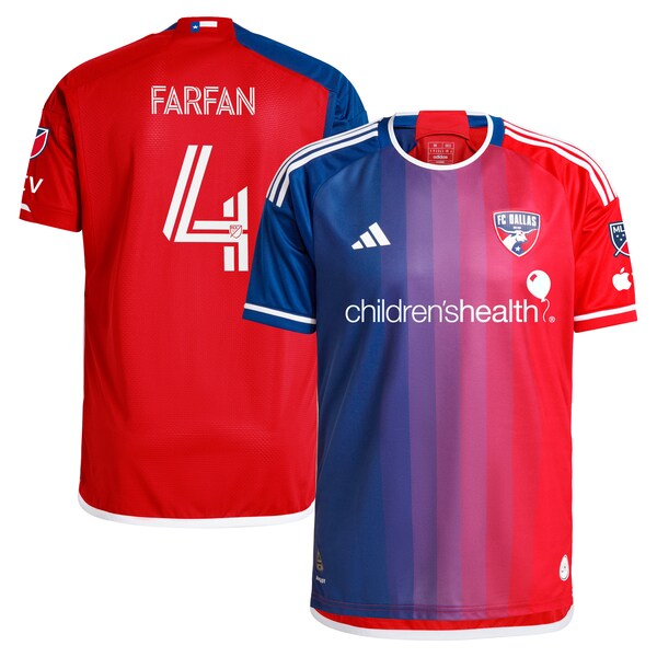 Marco Farfan FC Dallas adidas 2024 After Burner Authentic Player Jersey - Navy