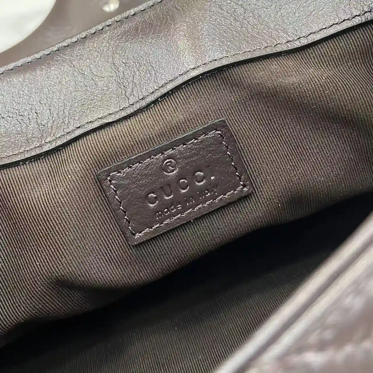 Gucci Marmont Brown GG Supreme Canvas Shoulder Bag product photo from LabelPicks