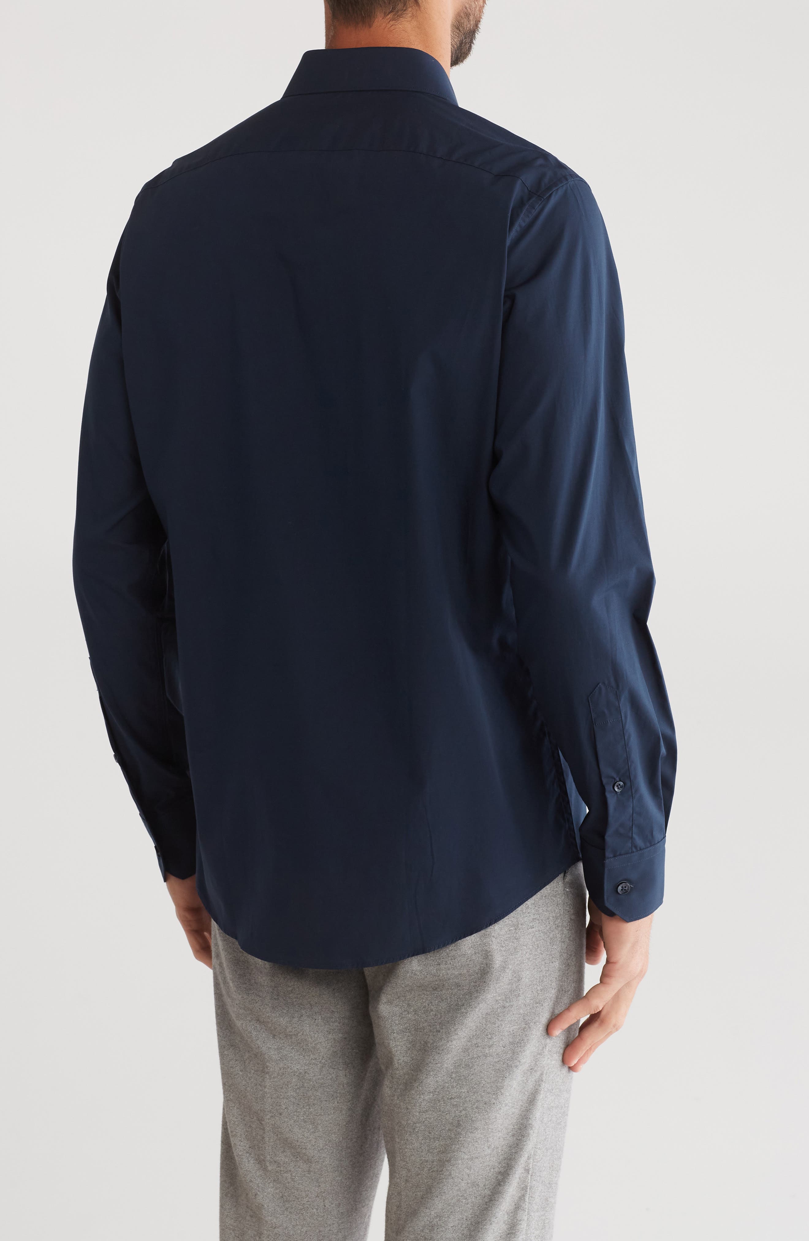 Cavalli Class Comfort Fit Cotton Dress Shirt