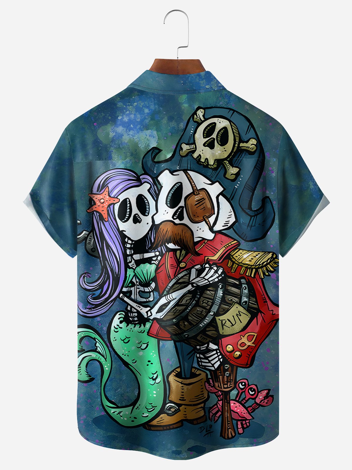 CAPTAIN AND TEAL SHIRT