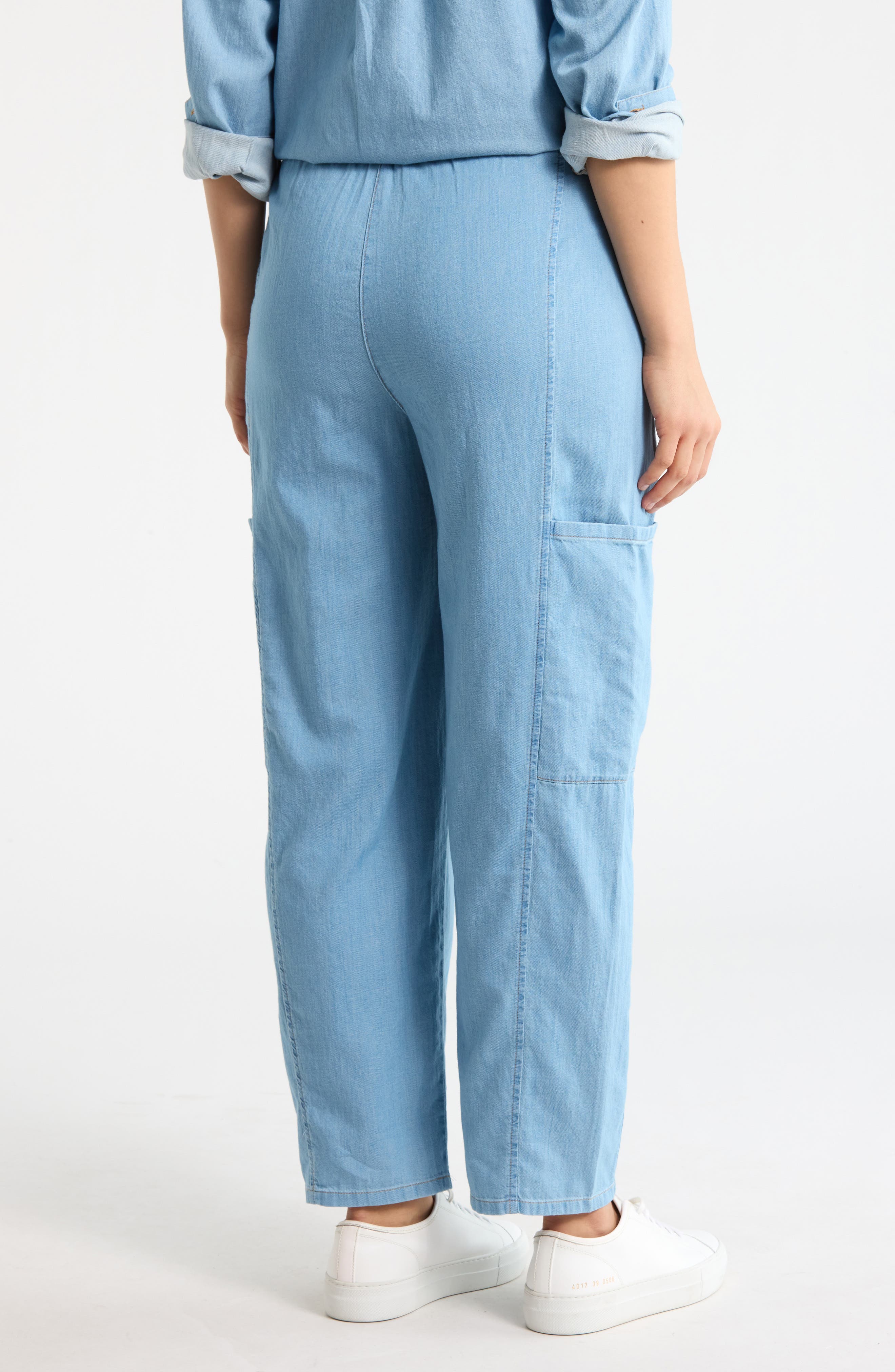 Eileen Fisher Ankle Lantern Cargo Pants