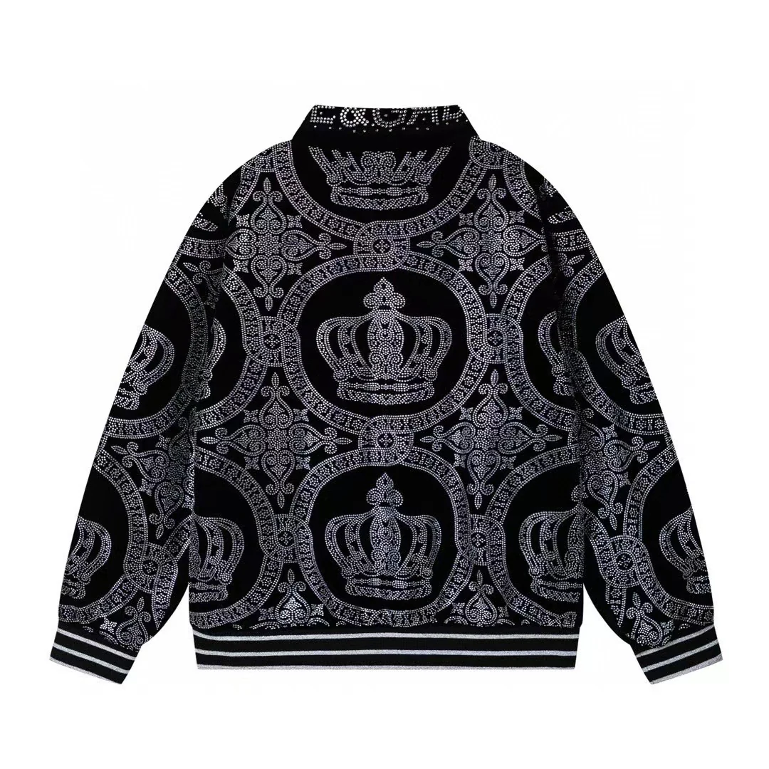New diamond encrusted heavy craft denim jacket