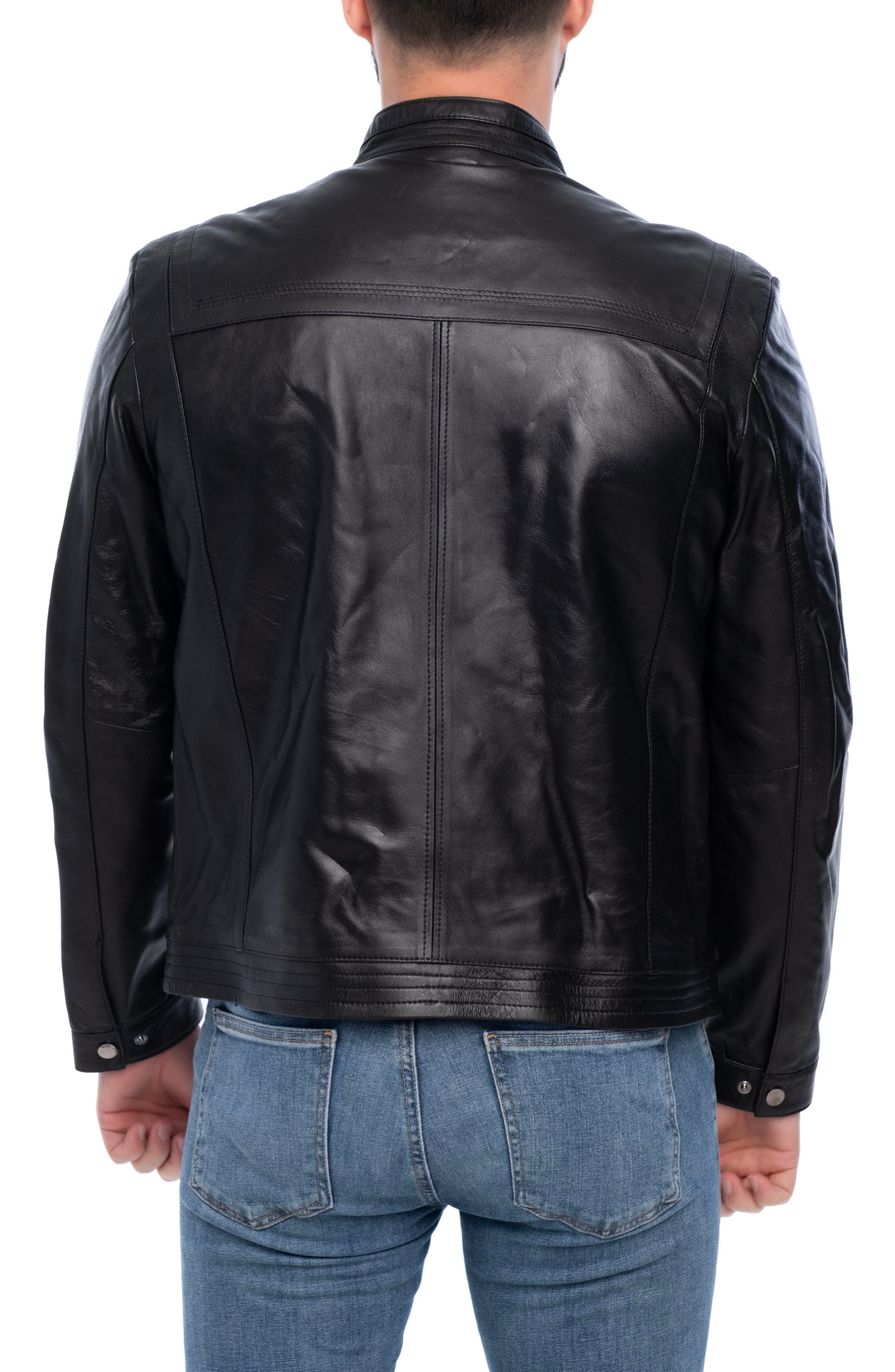 VELLAPAIS Lisbon Leather Jacket