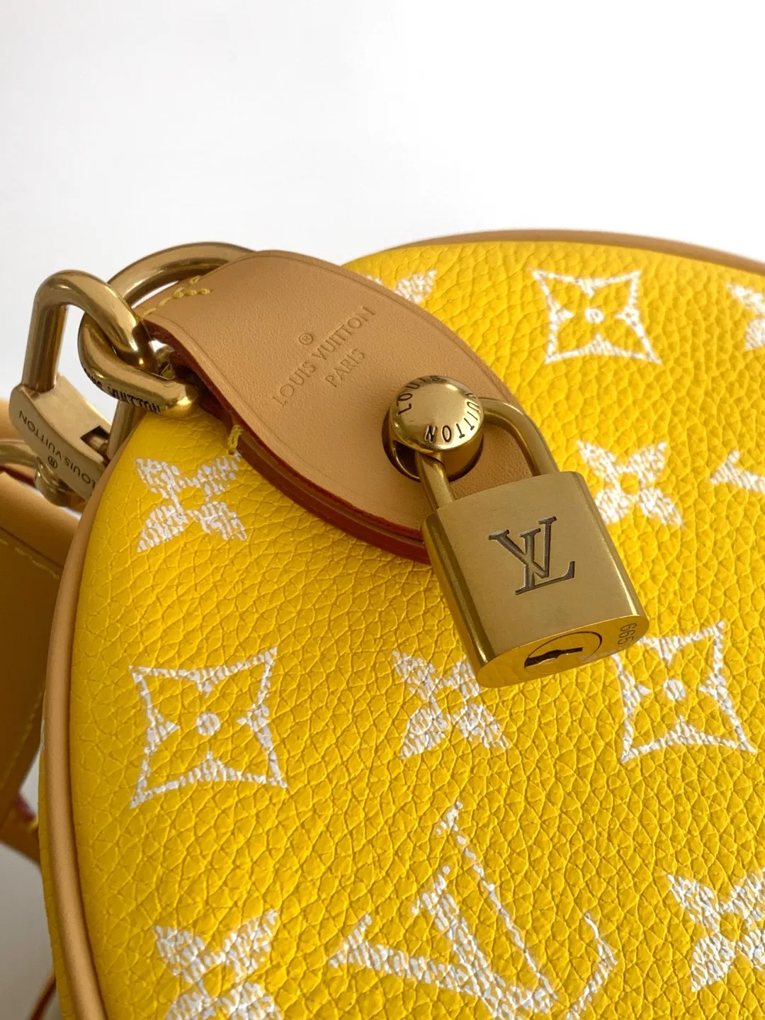 Louis Vuitton Speedy Yellow Calfskin Top Handle Bag product photo from LabelPicks