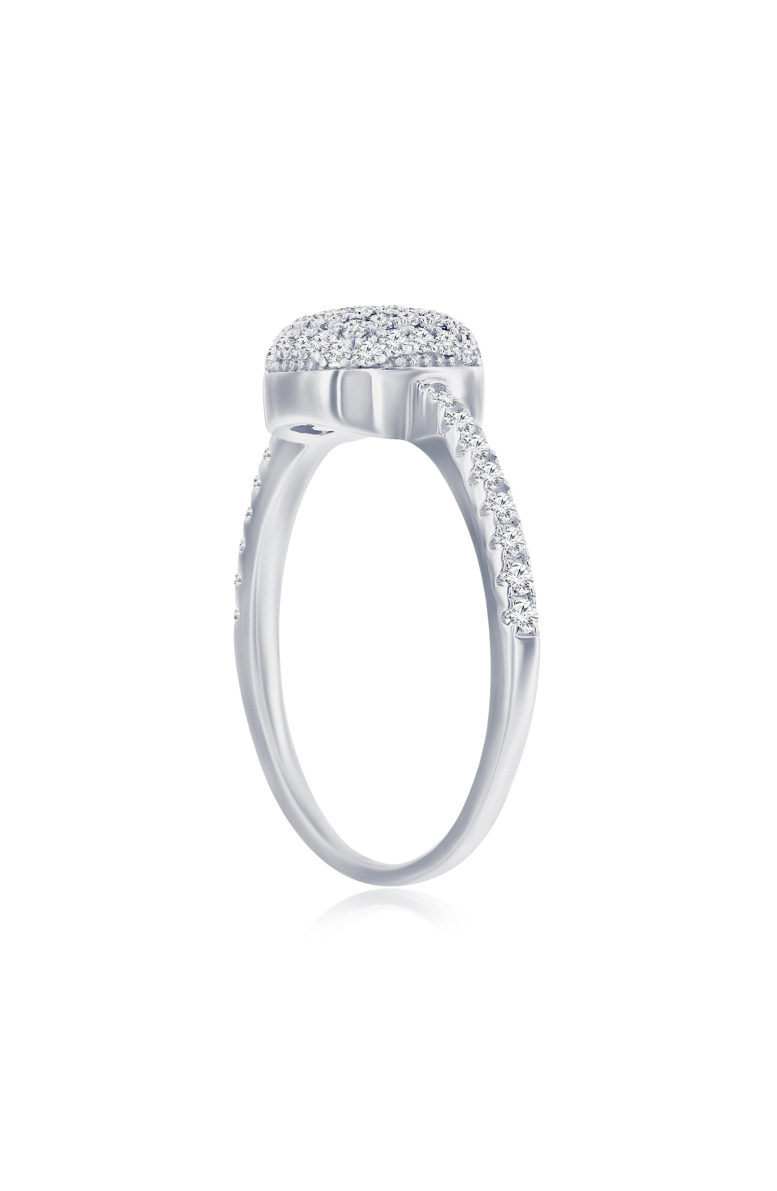 SIMONA Square Pavé Cubic Zirconia Ring
