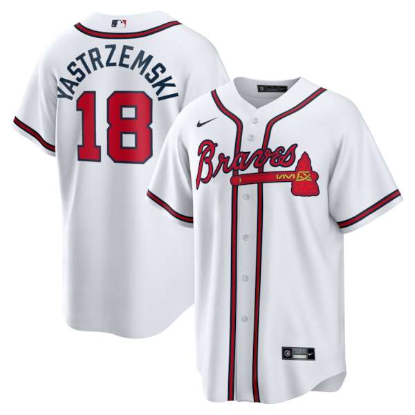 Mike Yastrzemski Atlanta Braves Nike Replica Jersey - White