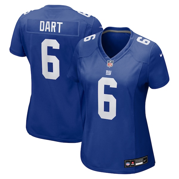 Jaxson Dart New York Giants Nike Women's Team  Game Jersey -  Royal