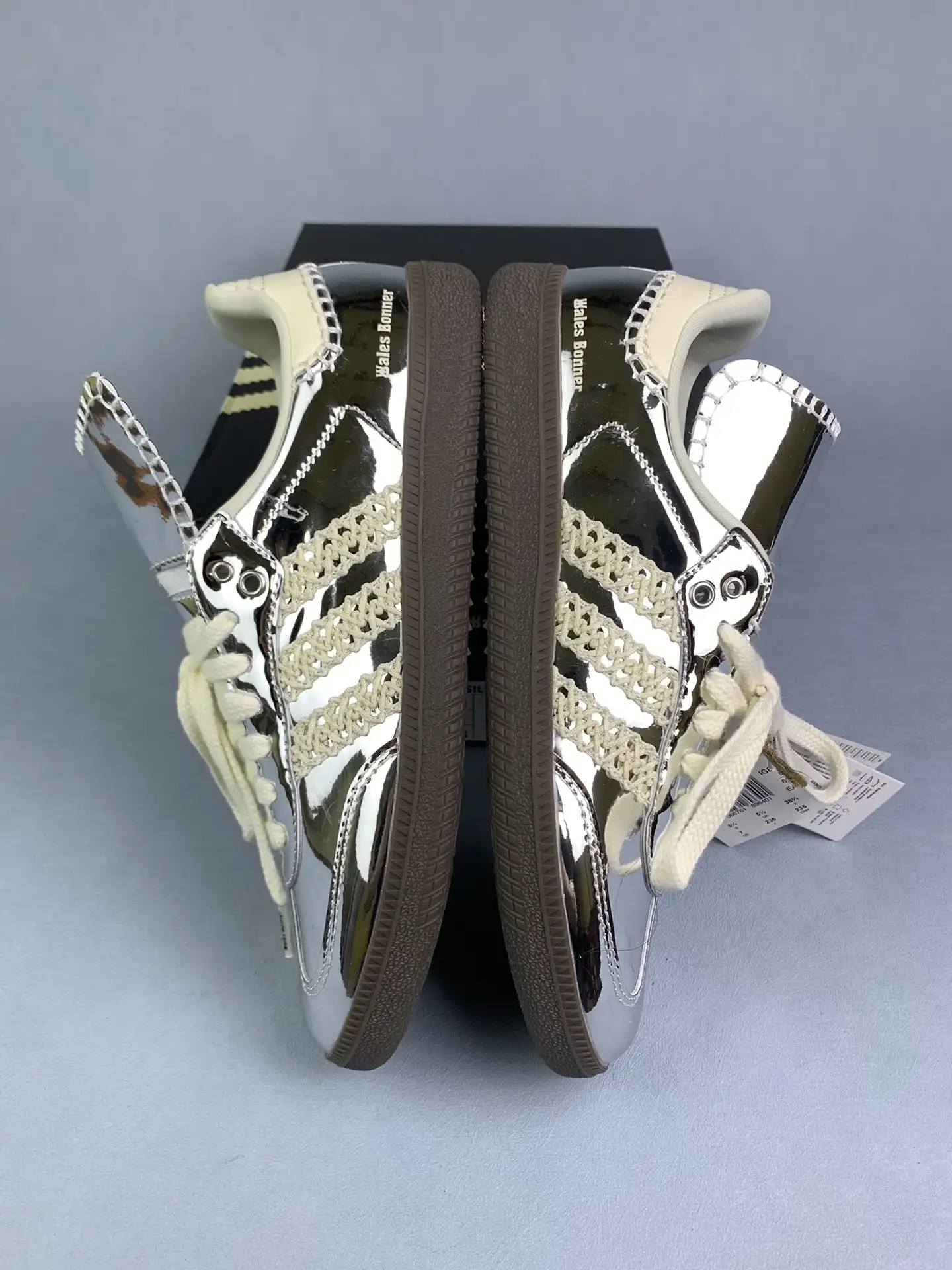 Wales Bonner x adidas Silver Samba Shoes product photo from LabelPicks