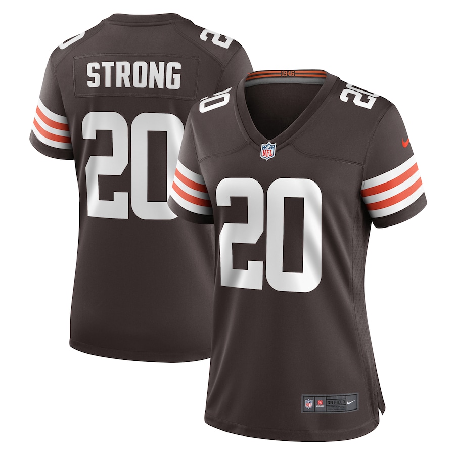 Pierre Strong Jr. Cleveland Browns Nike Women's Team Game Jersey -  Brown