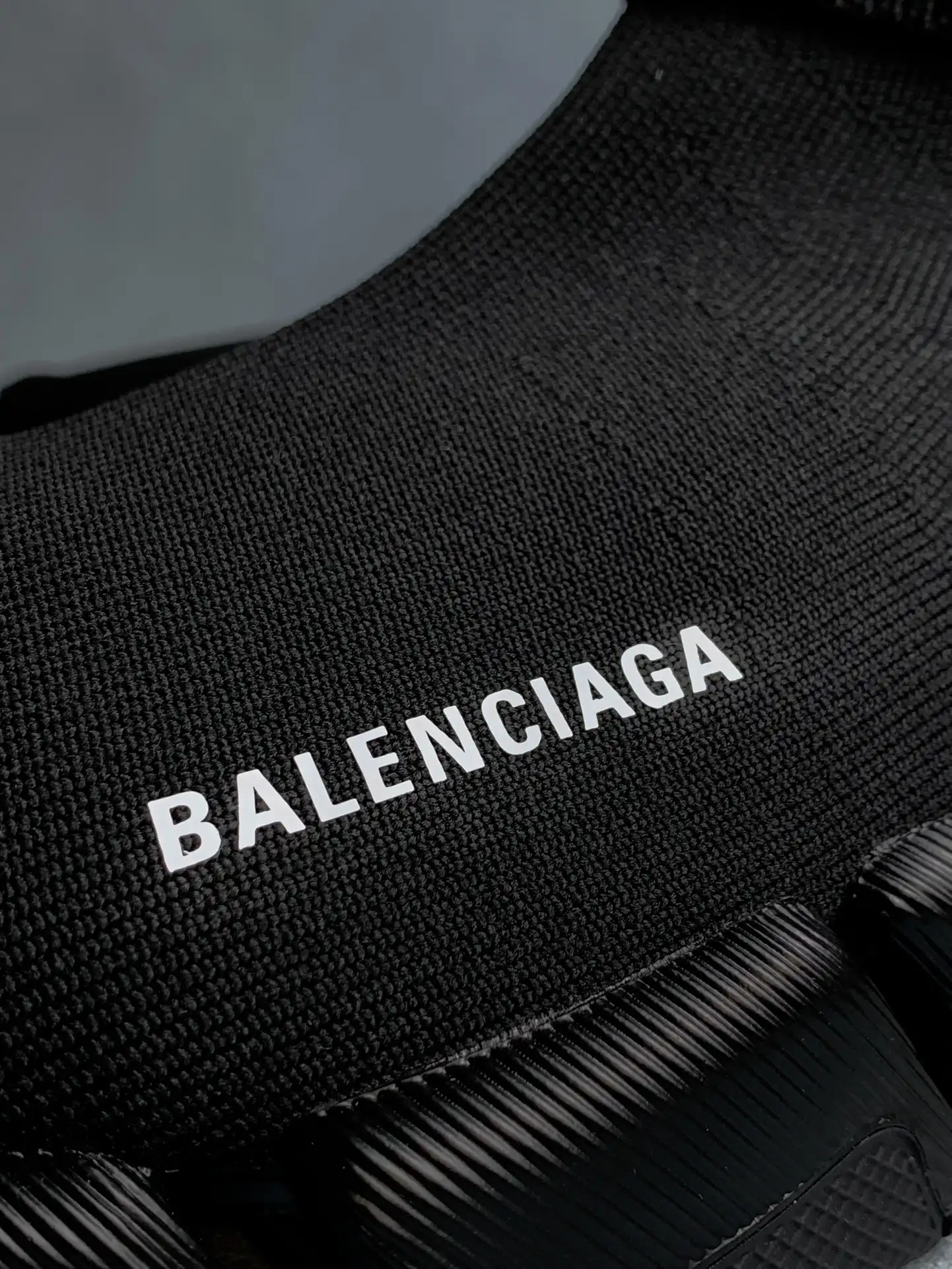 Balenciaga Speed 2.0 Recycled Knit Sneaker in Black product photo from LabelPicks