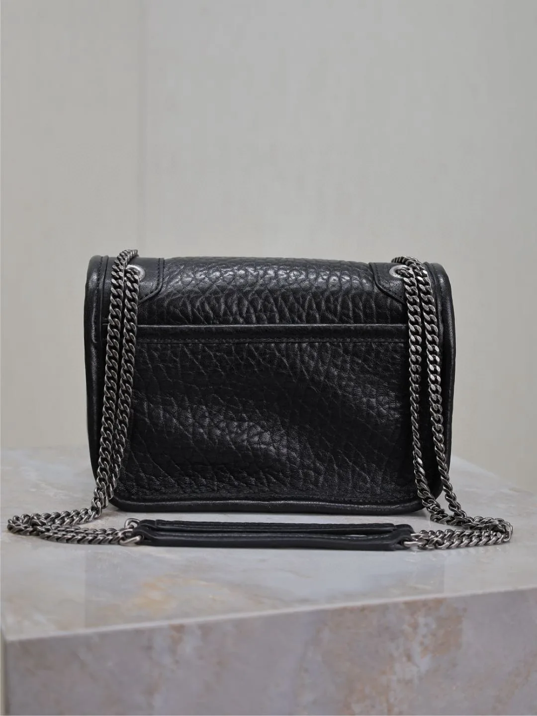 Saint Laurent Black Niki Lambskin Crossbody Bag product photo from LabelPicks
