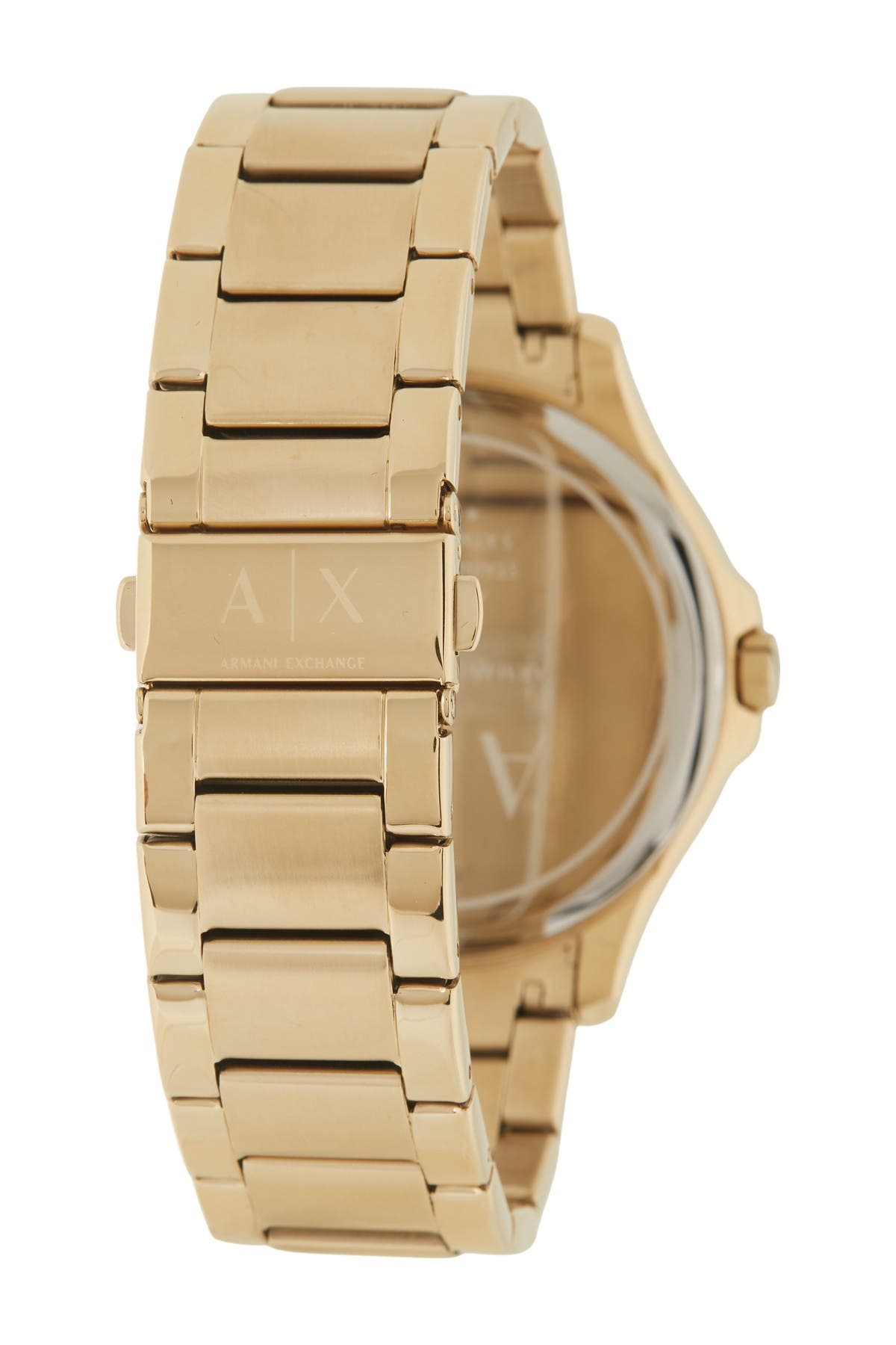AX Armani Exchange Black Dial Bracelet Watch, 46mm