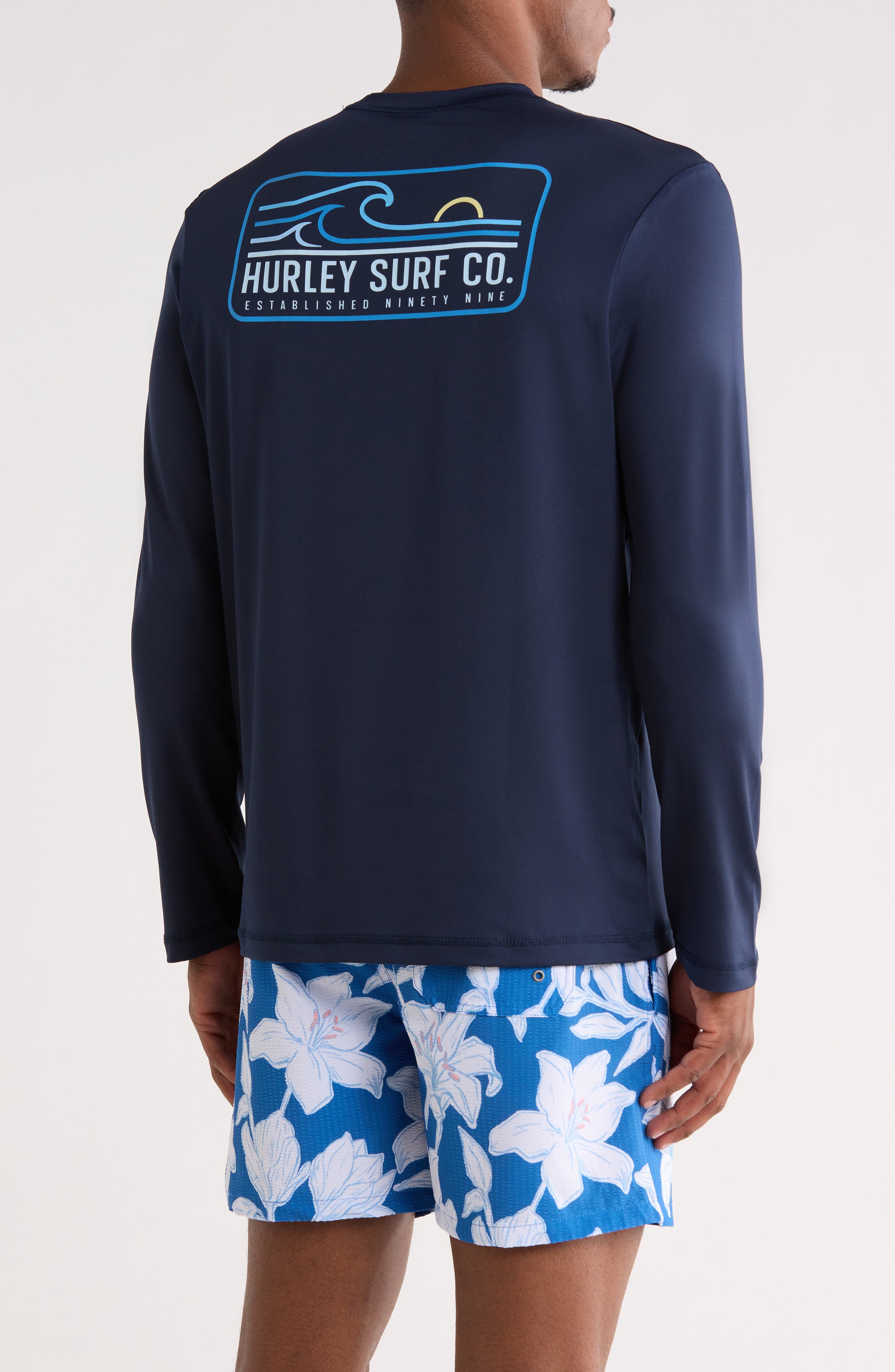 Hurley Waves UPF 50+ Long Sleeve Sunshirt