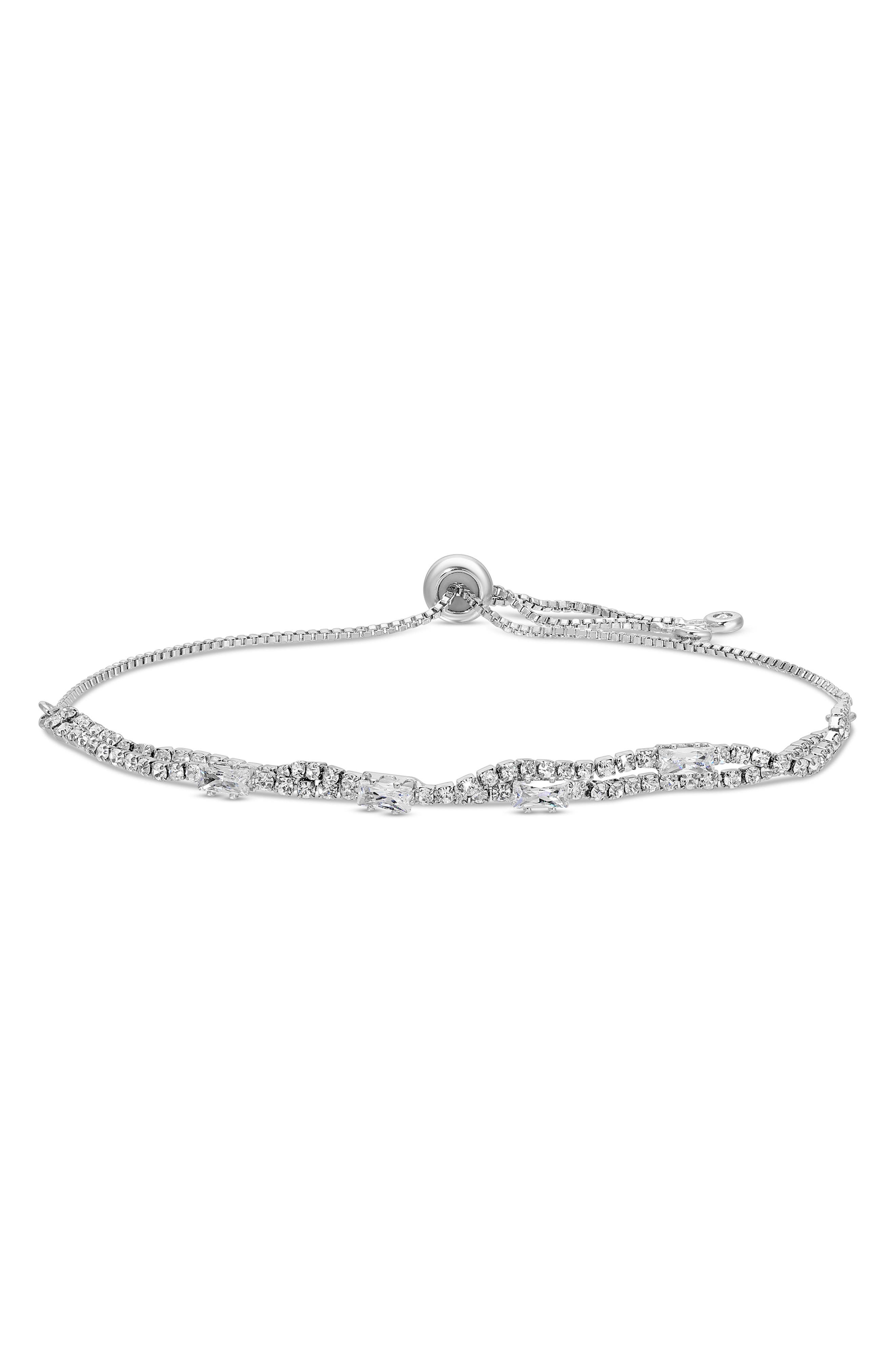 EYE CANDY LOS ANGELES Set Of 2 Madrid Cubic Zirconia Bracelets