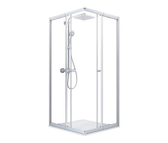 Breuer® Dusche »Ektos« Eckeinstieg mit Schiebetür