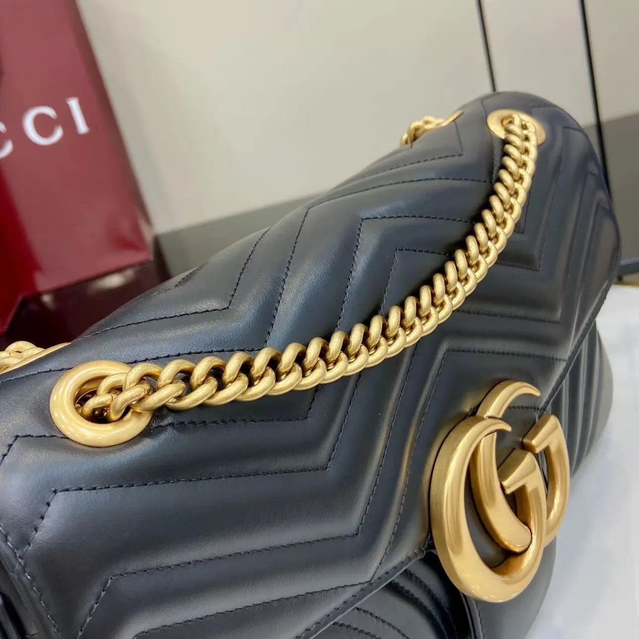 Gucci Black Marmont Crossbody Bag product photo from LabelPicks