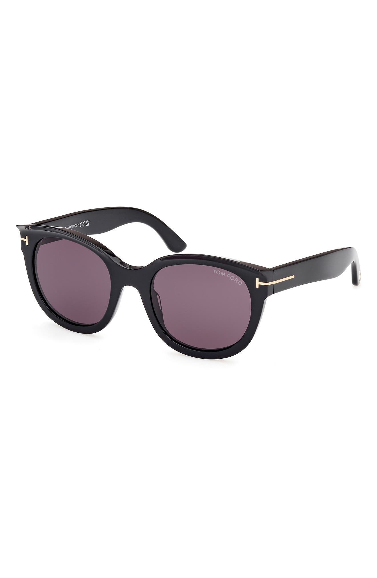 TOM FORD Tamara 54mm Round Sunglasses