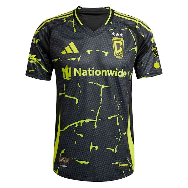 Columbus Crew adidas 2025 The Goosebumps Kit Authentic Jersey - Black