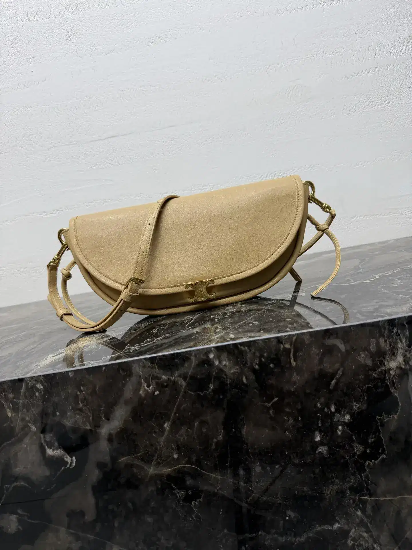 Celine Triomphe Lambskin Crossbody Bag product photo from LabelPicks
