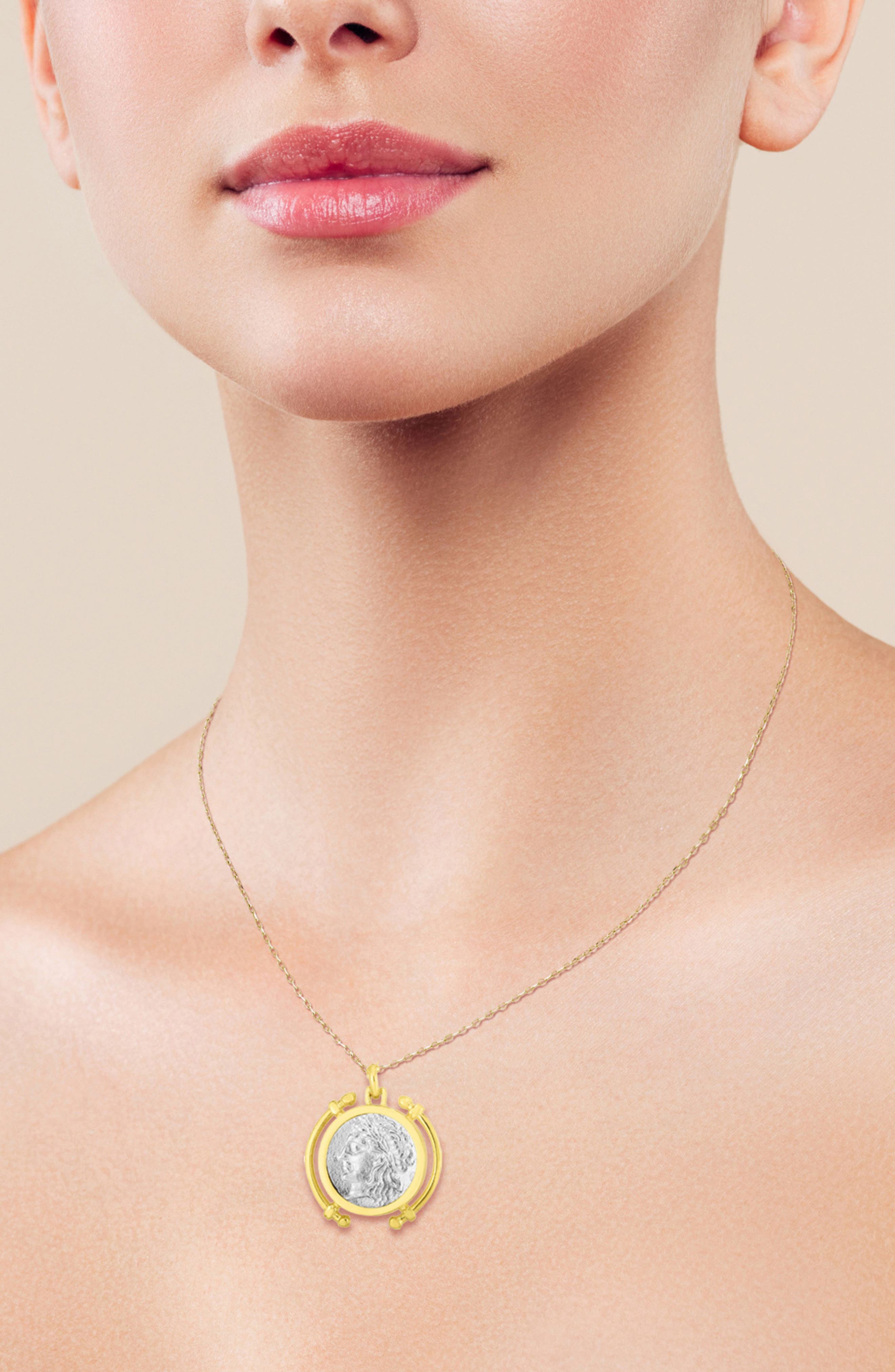 SPHERA MILANO Coin Pendant Necklace