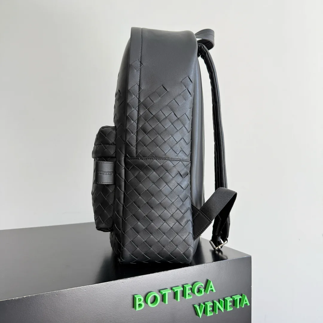 Bottega Veneta Intrecciato Woven Leather Backpack product photo from LabelPicks