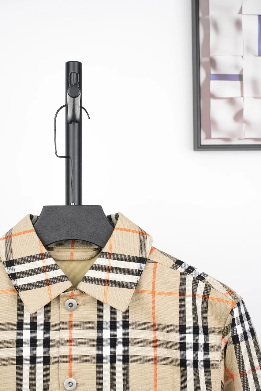 Burberry Beige Check Two Pocket Jacket product photo from LabelPicks
