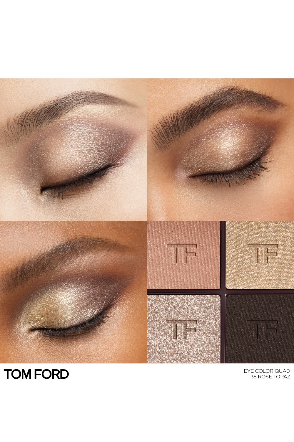 TOM FORD BEAUTY EYE COLOR QUAD CREME 35 Rose Topaz