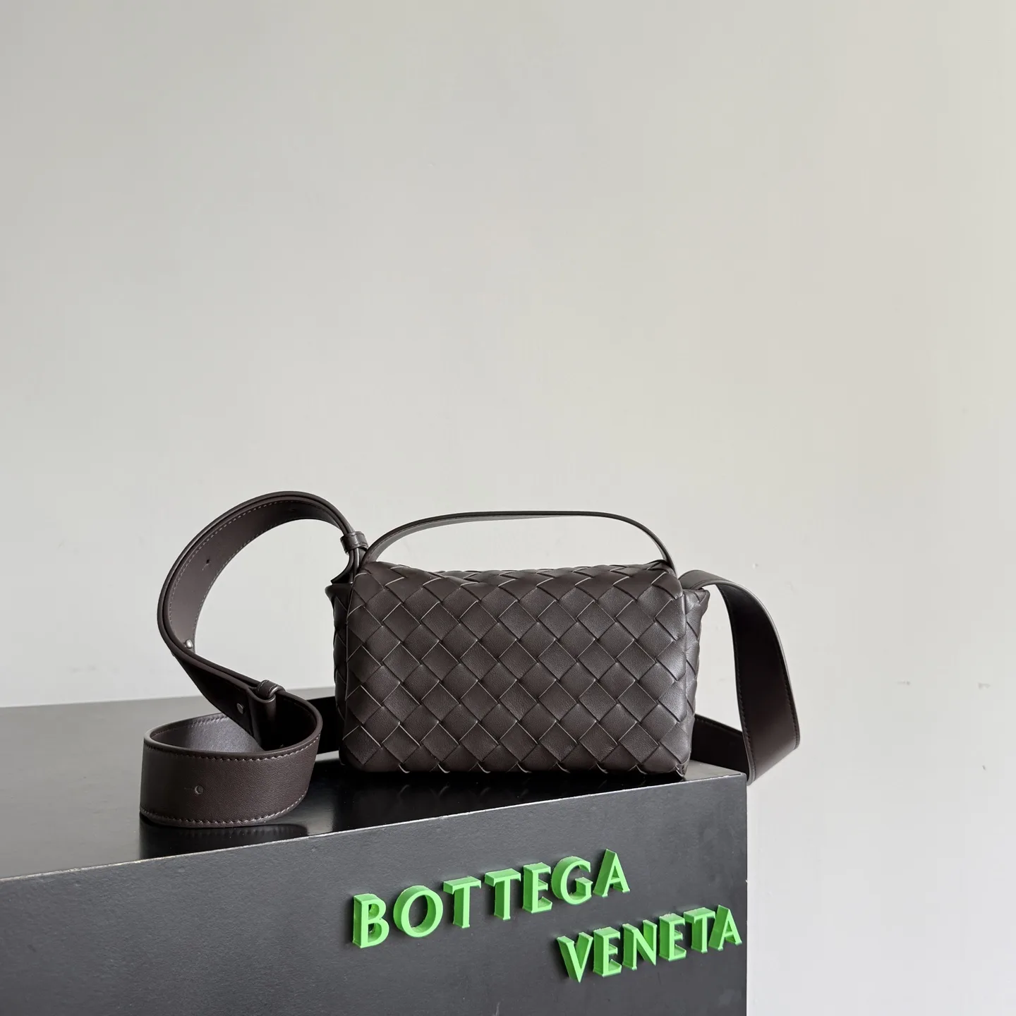 Bottega Veneta Intrecciato Woven Leather Crossbody Bag product photo from LabelPicks