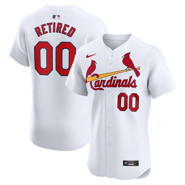 St. Louis Cardinals Nike Home Elite Pick-A-Player Retired Roster Jersey - White