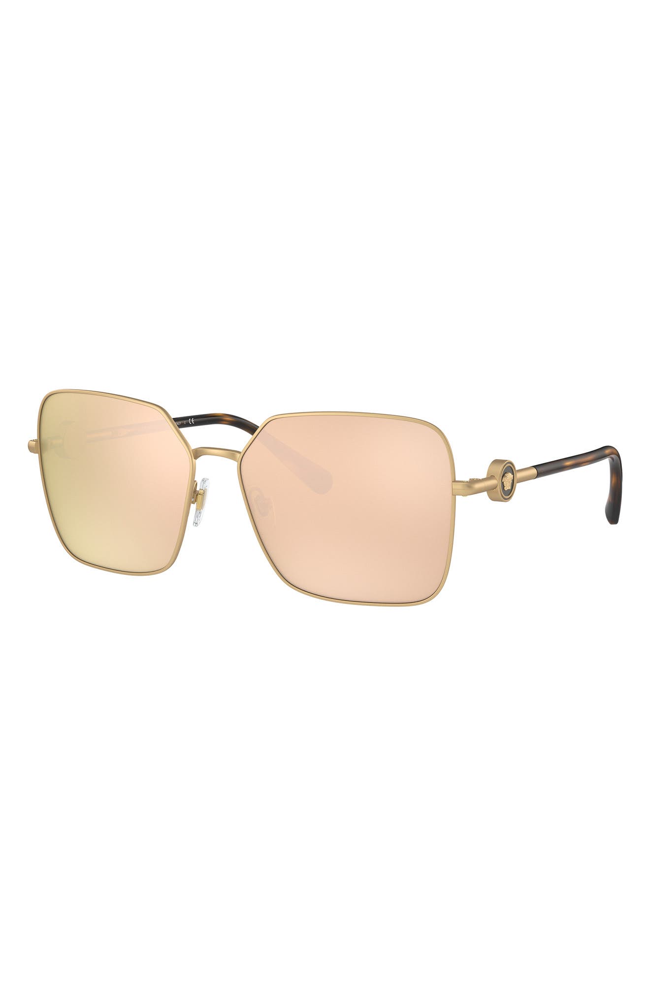 Versace 59mm Polarized Square Sunglasses