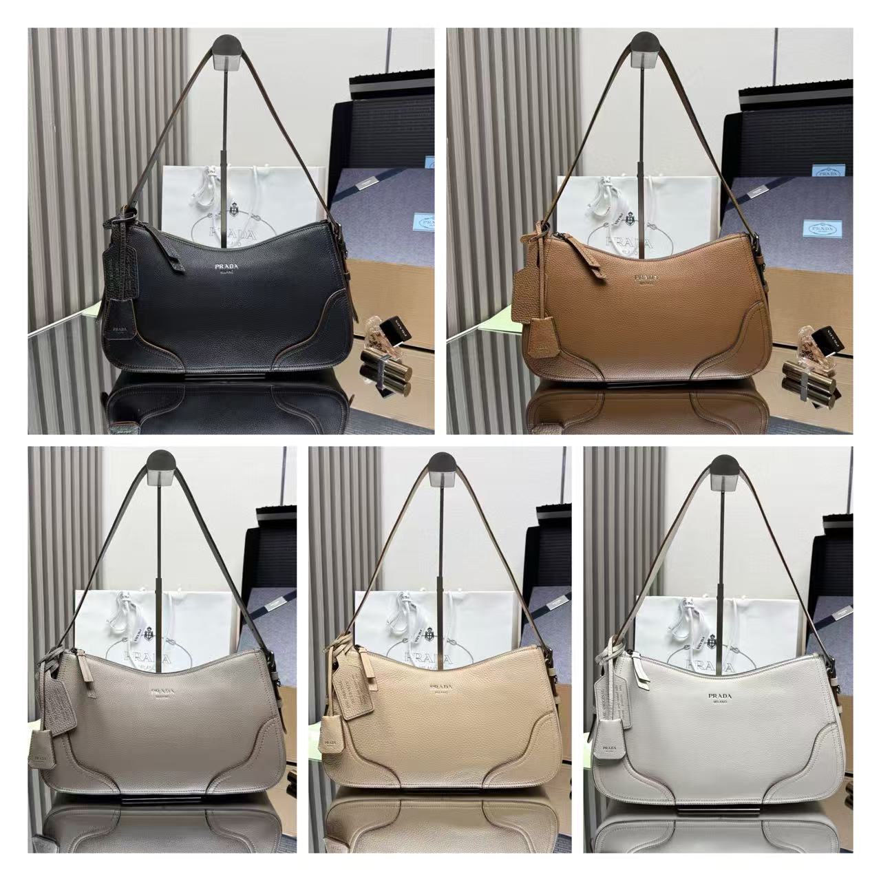 PRADA Aimée/Cowhide Leather/36CM