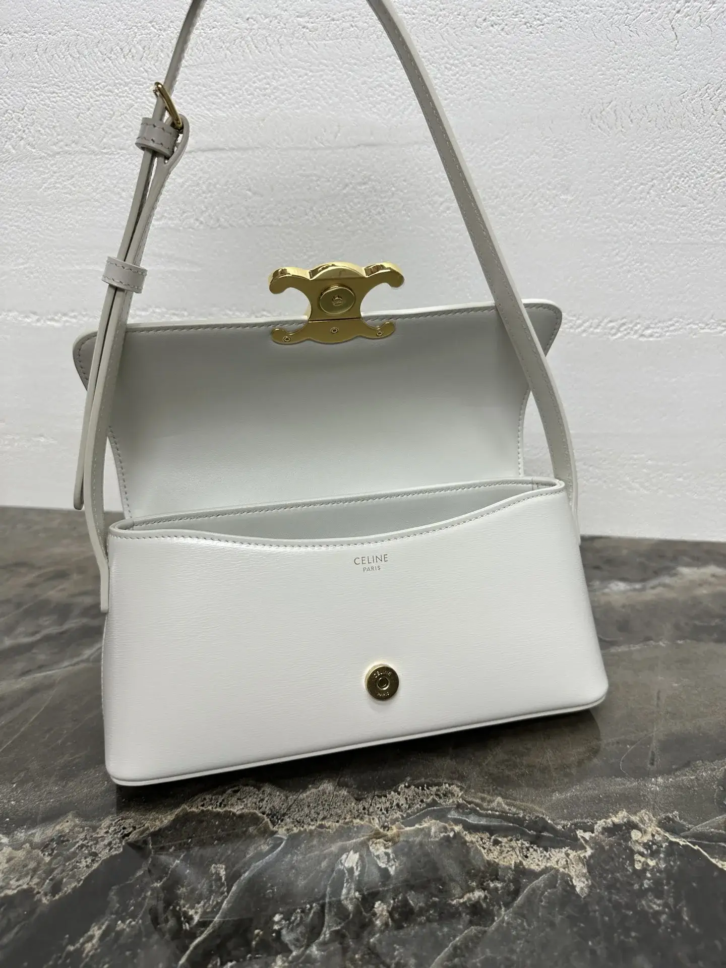 Celine Calfskin Triomphe Hobo Bag product photo from LabelPicks