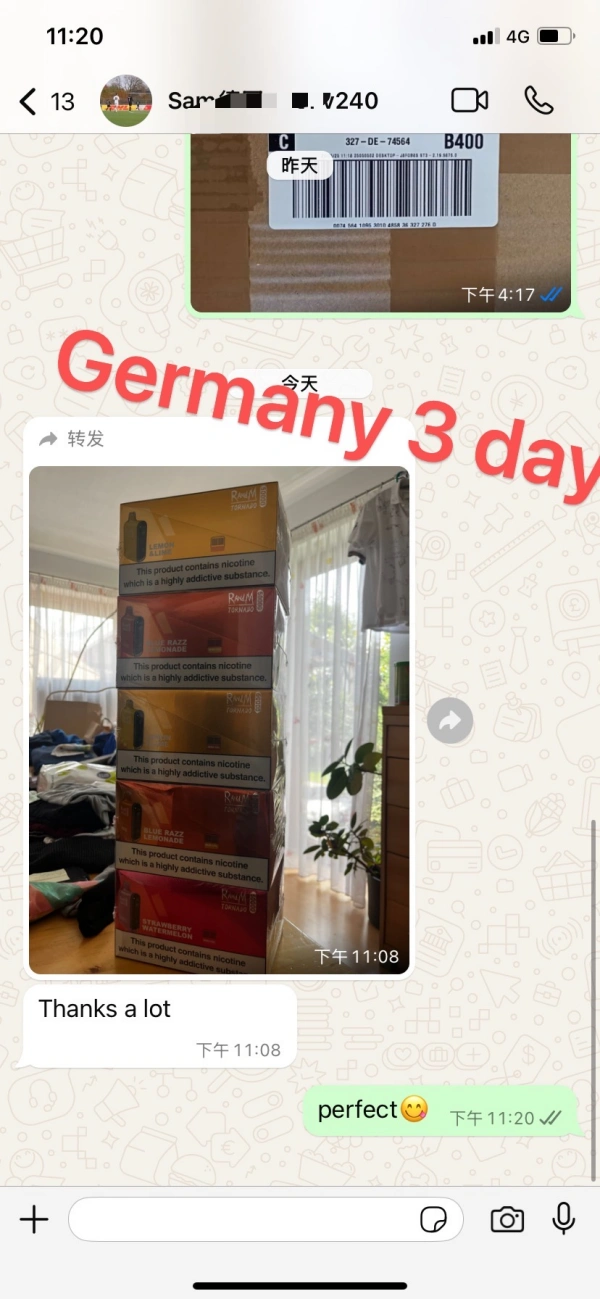 Customer delivery photo from Germany