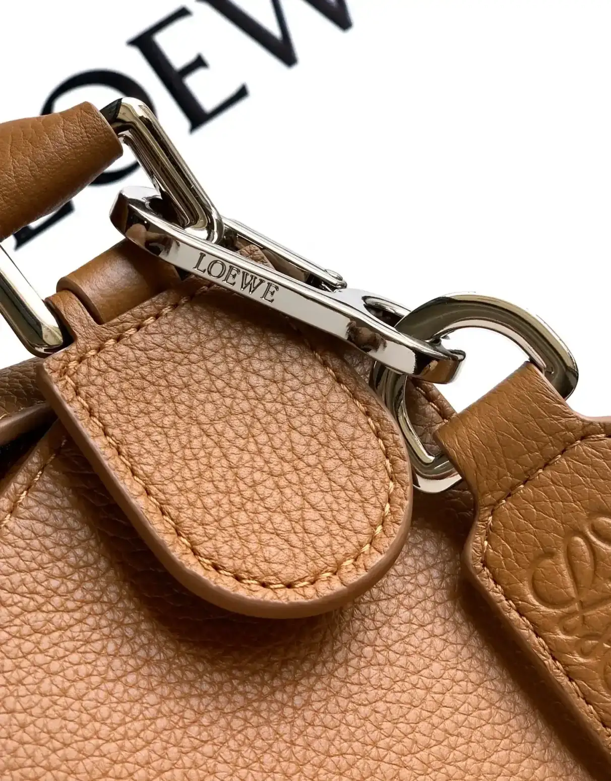 Loewe Puzzle Brown Calfskin Crossbody Bag product photo from LabelPicks