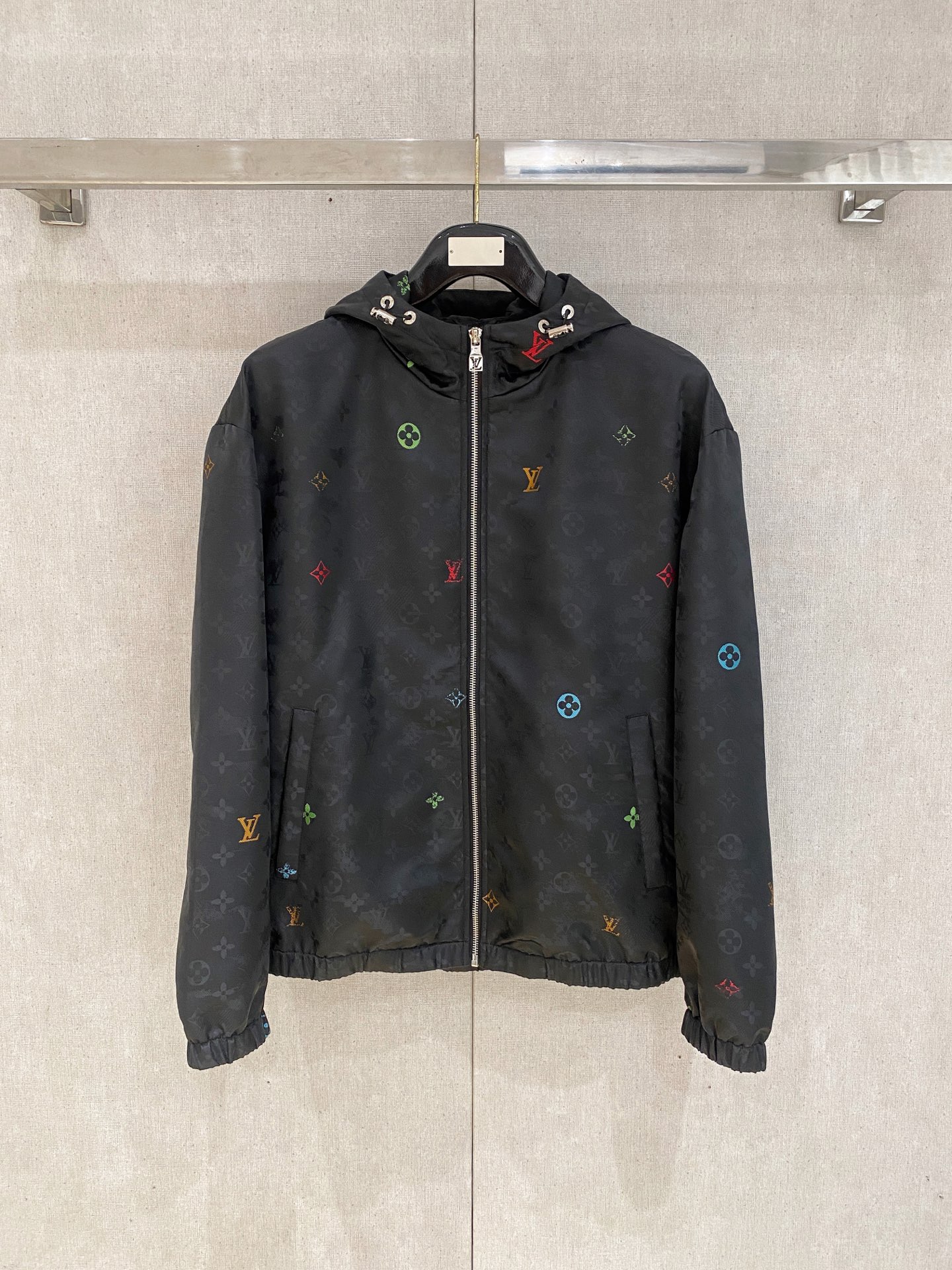 0916 New jacquard fabric down jacket