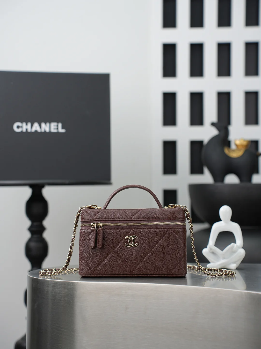 Chanel Quilted Leather Top Handle Bag product photo from LabelPicks