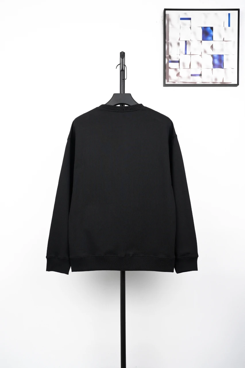 LOEWE Black Gradient Logo Embroidered Crewneck Sweatshirt product photo from LabelPicks