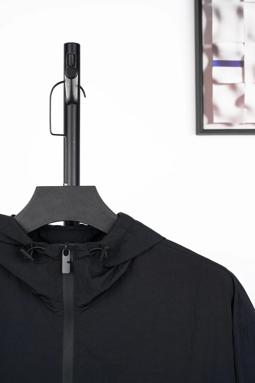 Burberry Navy Blue Equestrian Knight Windbreaker Jacket product photo from LabelPicks