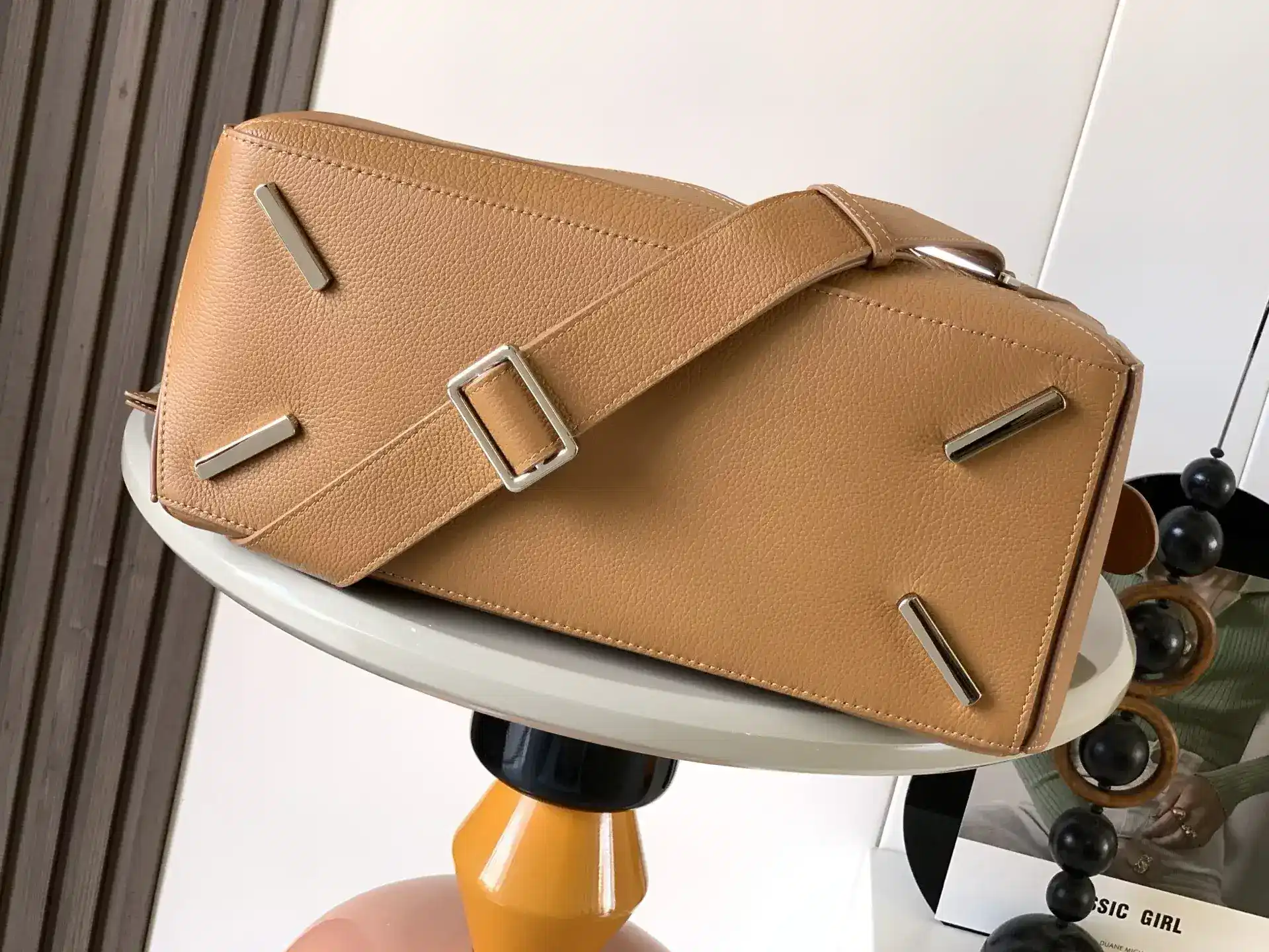 Loewe Puzzle Brown Calfskin Crossbody Bag product photo from LabelPicks