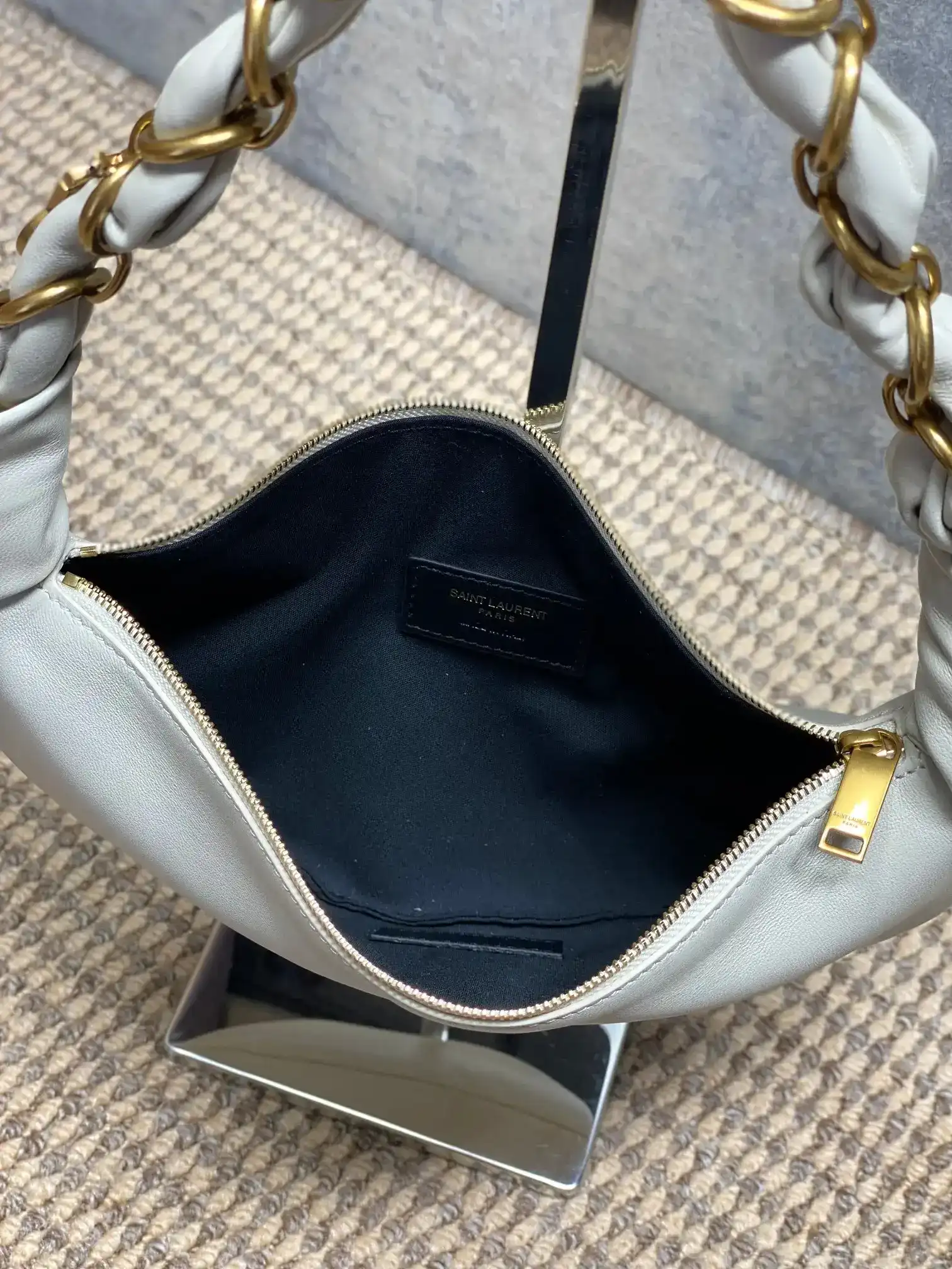 Saint Laurent Lambskin Hobo Bag product photo from LabelPicks