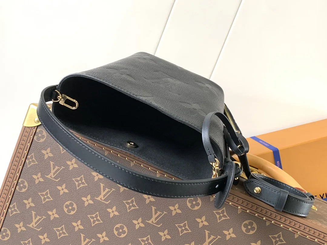 Louis Vuitton Grained Leather Bucket Bag product photo from LabelPicks