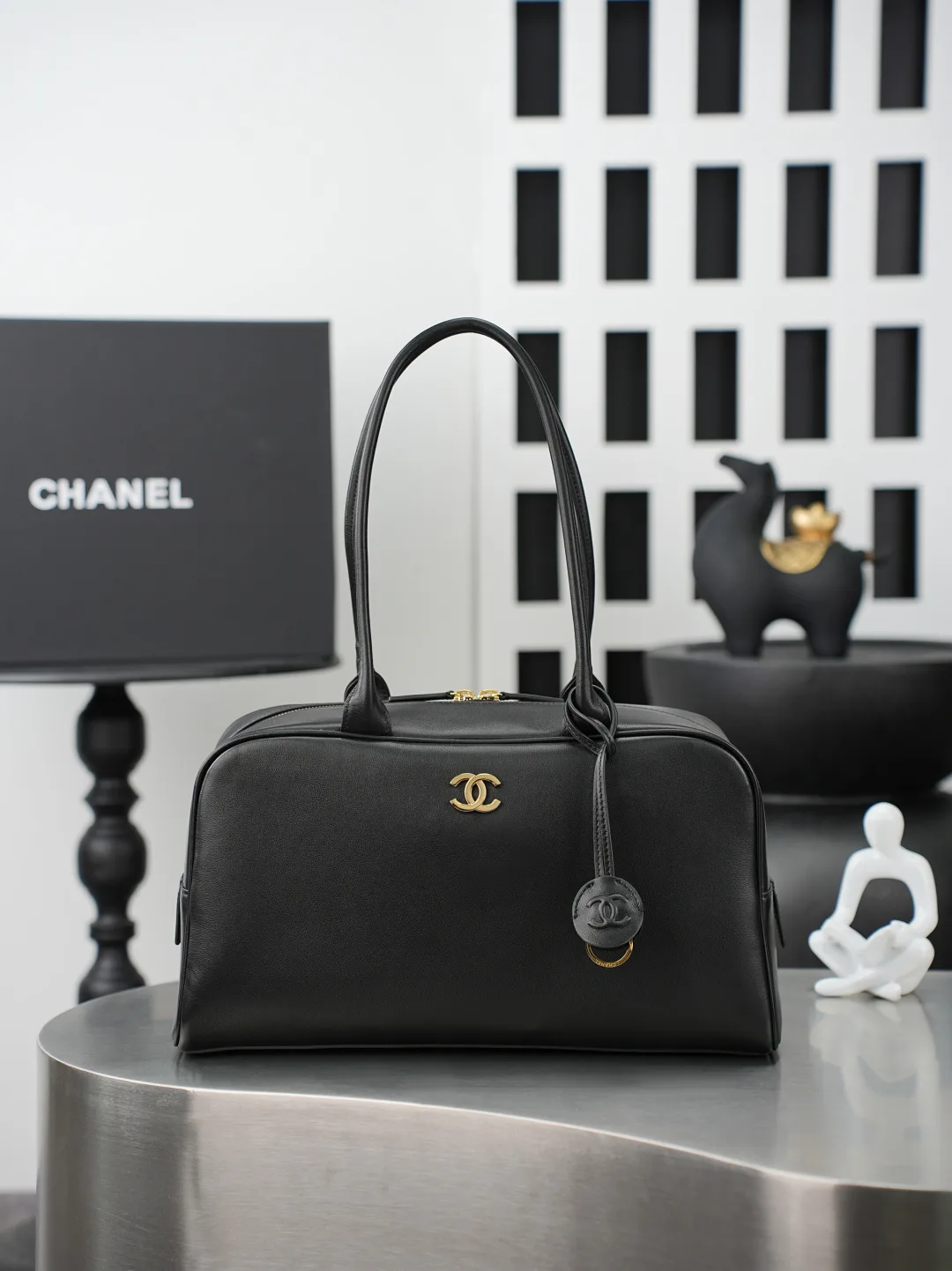 Chanel Quilted Leather Top Handle Bag product photo from LabelPicks