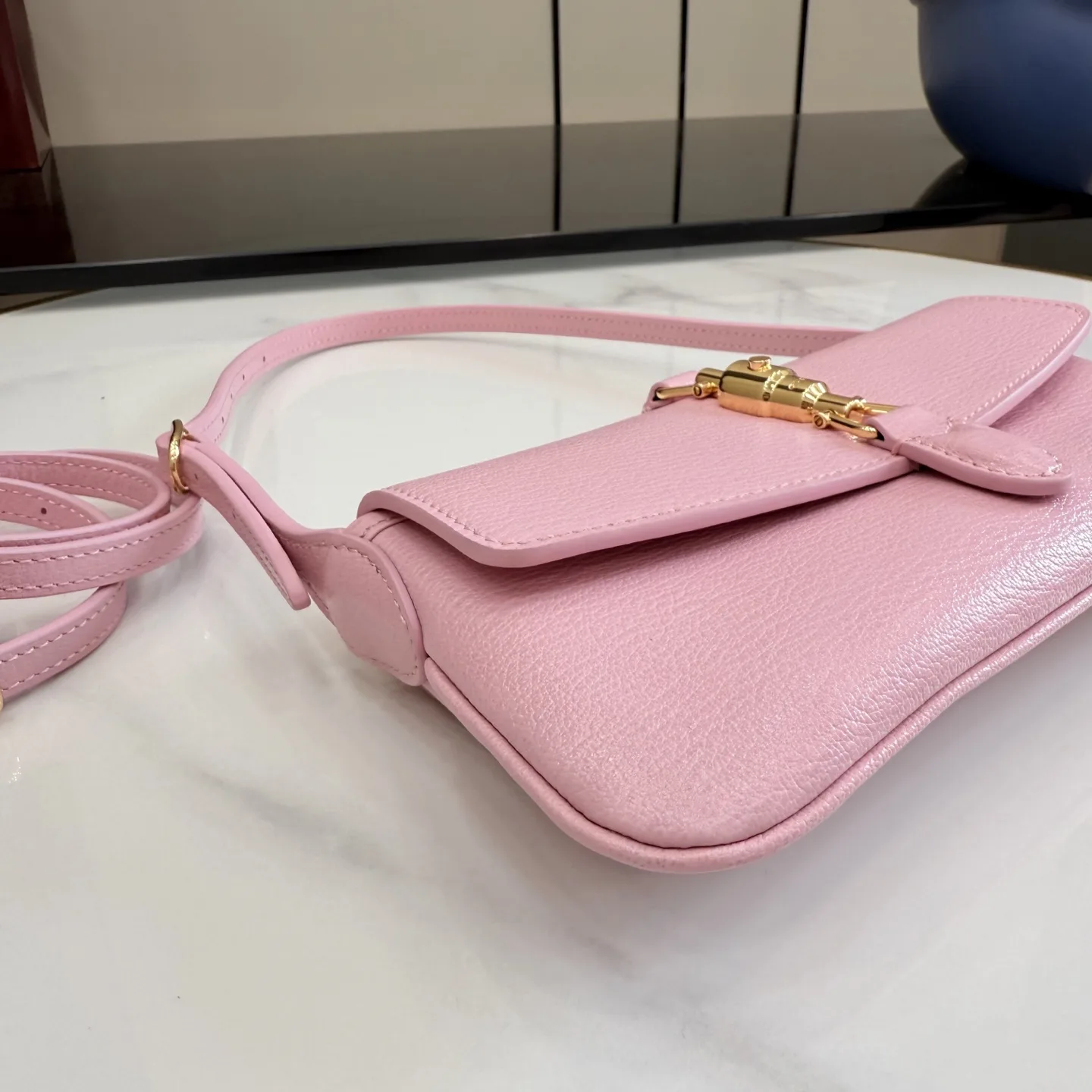Gucci Jackie Pink Quilted Leather Shoulder Bag product photo from LabelPicks