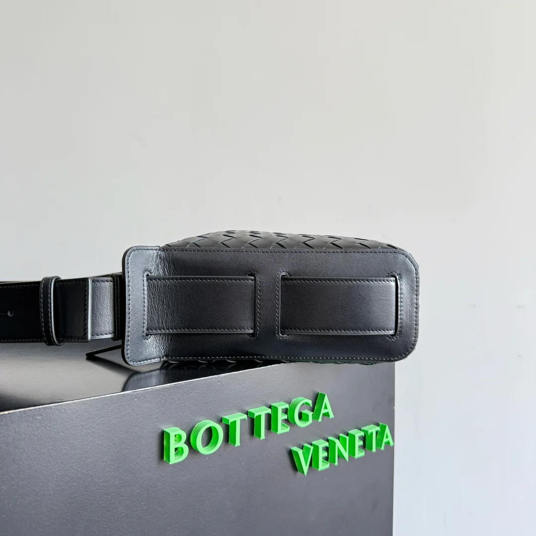 Bottega Veneta Black Intrecciato Woven Leather Tote Bag product photo from LabelPicks