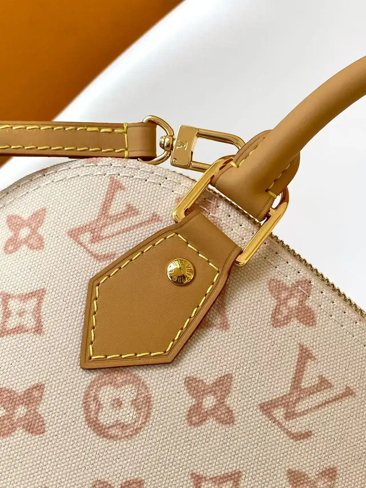 Louis Vuitton Alma Beige Monogram Canvas Top Handle Bag product photo from LabelPicks