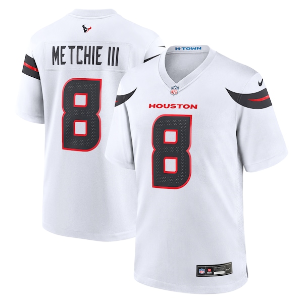 John Metchie III Houston Texans Nike Game Jersey -  White/Navy/Red