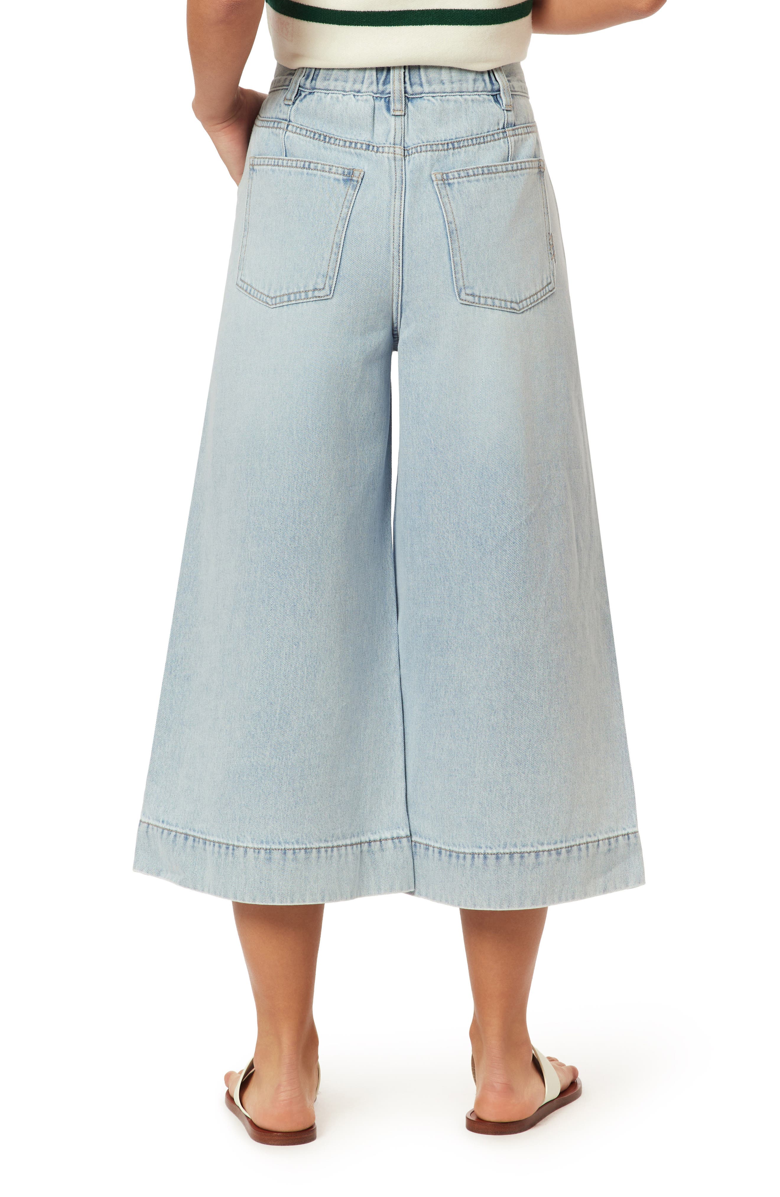 Scotch & Soda The Wave Crop Wide Leg Jeans