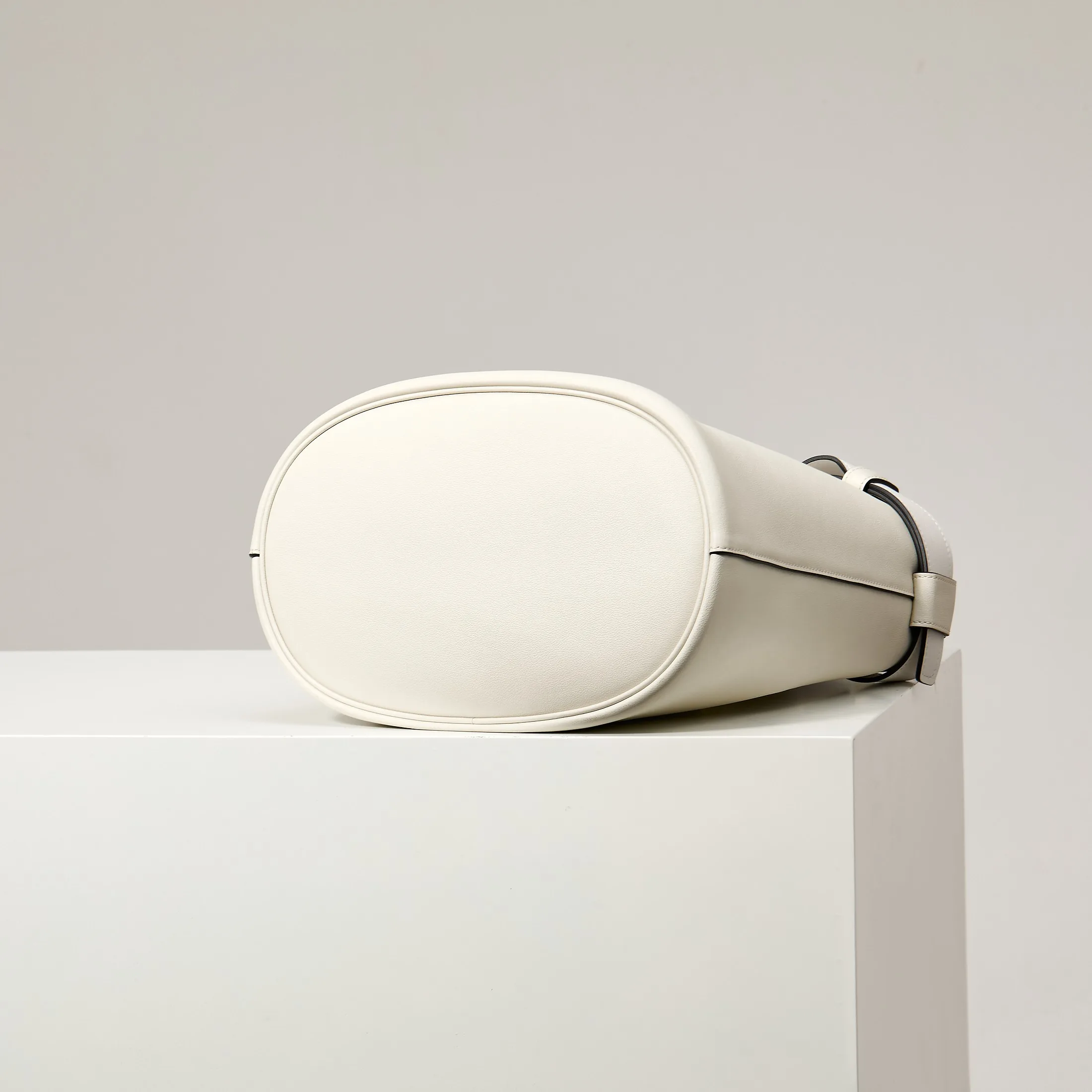 Prada White Lambskin Bucket Bag product photo from LabelPicks