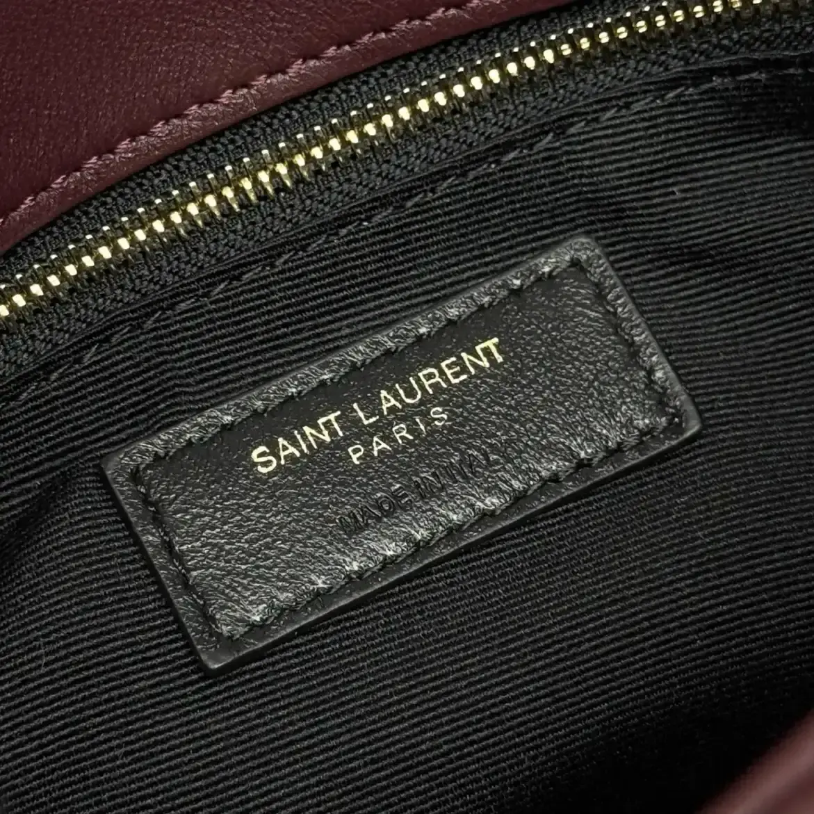 Saint Laurent Burgundy Loulou Quilted Leather Shoulder Bag product photo from LabelPicks