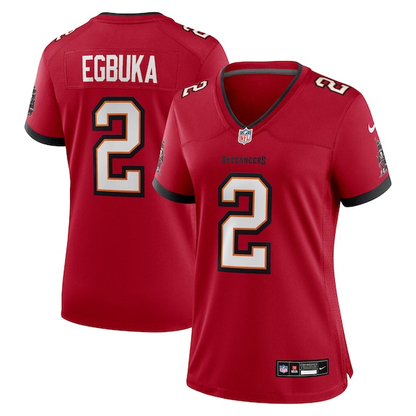 Emeka Egbuka  Tampa Bay Buccaneers Nike Women's Team  Game Jersey - Red/White/Creamsicle